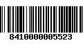 Código de Barras 8410000005523