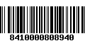 Código de Barras 8410000808940