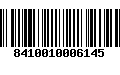 Código de Barras 8410010006145