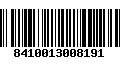 Código de Barras 8410013008191