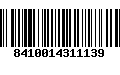 Código de Barras 8410014311139