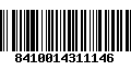 Código de Barras 8410014311146