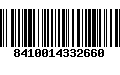 Código de Barras 8410014332660