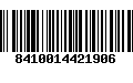 Código de Barras 8410014421906