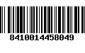 Código de Barras 8410014458049