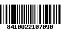 Código de Barras 8410022107090