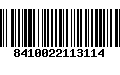 Código de Barras 8410022113114