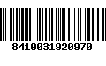 Código de Barras 8410031920970