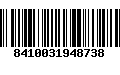 Código de Barras 8410031948738