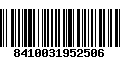 Código de Barras 8410031952506