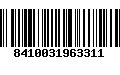 Código de Barras 8410031963311