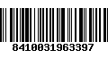 Código de Barras 8410031963397