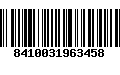 Código de Barras 8410031963458