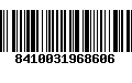 Código de Barras 8410031968606