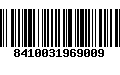 Código de Barras 8410031969009