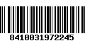 Código de Barras 8410031972245