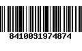 Código de Barras 8410031974874