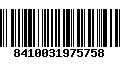 Código de Barras 8410031975758