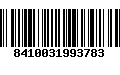 Código de Barras 8410031993783