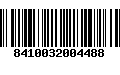 Código de Barras 8410032004488