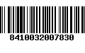 Código de Barras 8410032007830