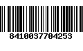 Código de Barras 8410037704253