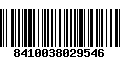 Código de Barras 8410038029546