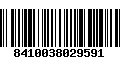 Código de Barras 8410038029591