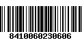 Código de Barras 8410060230606