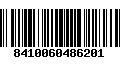 Código de Barras 8410060486201