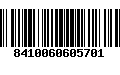 Código de Barras 8410060605701