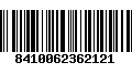 Código de Barras 8410062362121