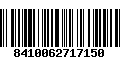 Código de Barras 8410062717150