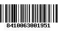 Código de Barras 8410063001951