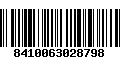 Código de Barras 8410063028798