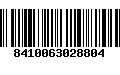 Código de Barras 8410063028804