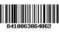 Código de Barras 8410063064062