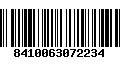 Código de Barras 8410063072234