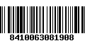 Código de Barras 8410063081908