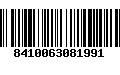 Código de Barras 8410063081991