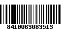 Código de Barras 8410063083513