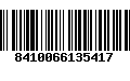 Código de Barras 8410066135417