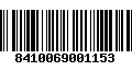 Código de Barras 8410069001153