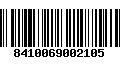 Código de Barras 8410069002105