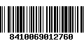 Código de Barras 8410069012760