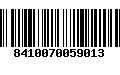 Código de Barras 8410070059013