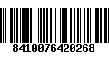 Código de Barras 8410076420268