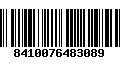 Código de Barras 8410076483089