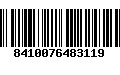 Código de Barras 8410076483119