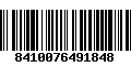 Código de Barras 8410076491848